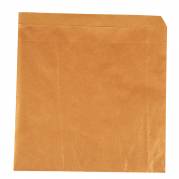 Burgerlomme 19x19cm 40 g/m2 brun papir/pergament stor