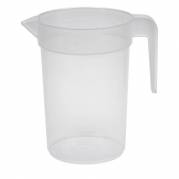 Kande, 16,6cm, &Atilde;&tilde;16cm, 1 l, klar, PP, flergangs