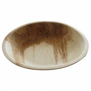 Milj&Atilde;&cedil;tallerken, Hampi, 3cm, &Atilde;&tilde;18cm, natur, palmeblad, bionedbrydelig