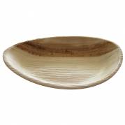 Milj&Atilde;&cedil;tallerken, Hampi, 19x12,5x3cm, natur, palmeblad, bionedbrydelig