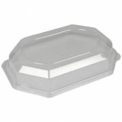 L&aring;g, ABENA Cater-Line, 36x26x6,5cm, klar, RPET, til serveringsfad, lille