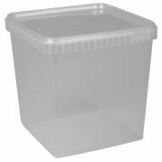 Condi b&Atilde;&cedil;tte, 19,2x19,2x19,1cm, 5000 ml, klar, PP, 1-rums