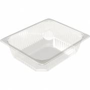 Bakke, K 2327-80T, 32,5x26,5x8cm, 4850 ml, klar, APET, 1-rums, 4850 ml, standard serie, 1/2 GN