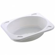 Bakke, C 2160-1C , 16x12,2x3,9cm, 395 ml, hvid, CPET, 1-rums, 395 ml, standard serie, biret