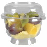 Dessertb&Atilde;&brvbar;ger, 6cm, &Atilde;&tilde;9,5cm, 200 ml, 220 ml, klar, PS, p&Atilde;&yen; fod