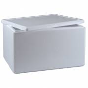 Termokasse, ABENA Cater-Line, 59,5x39,5x36cm, 54 l, hvid, EPS, med l&Atilde;&yen;g, 1/1 GN