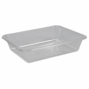 Bakke, C 2227-1E, 22,7x17,8x3,5cm, 1035 ml, klar, APET, 1-rums, 1035 ml, standard serie, hovedret