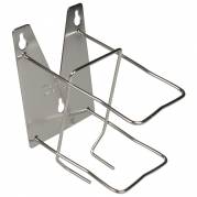 Tr&Atilde;&yen;ddispenser, Derma Helse, 600 ml, s&Atilde;&cedil;lv, metal, til 560-600 ml flasker med pumpe