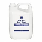H&Atilde;&yen;r og bodyshampoo, ABENA, 5 l, uden farve og parfume