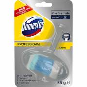 Toiletfrisker, Domestos, 3-i-1, citrus, med farve og parfume