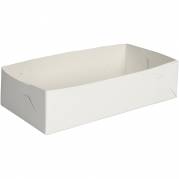 Kage&Atilde;&brvbar;ske, 20x10x5cm, hvid, karton, false&Atilde;&brvbar;skekarton