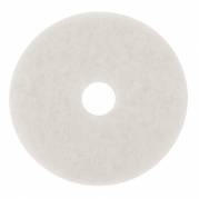 Gulvrondel, 3M Economy Line, 16", &Atilde;&tilde;406mm, hvid, 85 mm, polyester/RPET, til let reng&Atilde;&cedil;ring *Denne vare tages ikke retur*