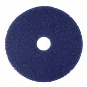 Gulvrondel, 3M Economy Line, 14", &Atilde;&tilde;355mm, bl&Atilde;&yen;, 85 mm, polyester/RPET, til almindelig reng&Atilde;&cedil;ring og skuring *Denne vare tages ikke retur*