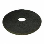 Gulvrondel, 3M Economy Line, 17", &Atilde;&tilde;432mm, gr&Atilde;&cedil;n, 85 mm, polyester/RPET, til reng&Atilde;&cedil;ring og polering
