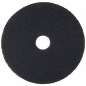 Gulvrondel, 3M Economy Line, 13", &Atilde;&tilde;330mm, sort, 85 mm, polyester/RPET, til grovere reng&Atilde;&cedil;ring og v&Atilde;&yen;dskuring *Denne vare tages ikke retur*