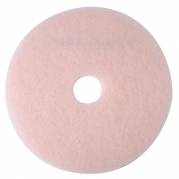 Gulvrondel, 3M Scotch-Brite, 19", &Atilde;&tilde;480mm, pink, 85 mm, polyester/RPET, til fjernelse af sorte m&Atilde;&brvbar;rker *Denne vare tages ikke retur*