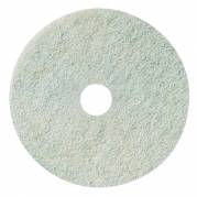 Gulvrondel, 3M Scotch-Brite, 15", &Atilde;&tilde;380mm, hvid, 85 mm, polyester/RPET, til let reng&Atilde;&cedil;ring *Denne vare tages ikke retur*