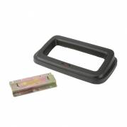 L&Atilde;&yen;g, Vileda Geo, sort, &Atilde;&yen;ben, med beslag til v&Atilde;&brvbar;goph&Atilde;&brvbar;ng, til kildesortering *Denne vare tages ikke retur*