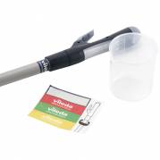 Skaft med klik, Vileda SprayPro, 1460x130x41mm, st&Atilde;&yen;l, aluminium/PP/PA/POM *Denne vare tages ikke retur*