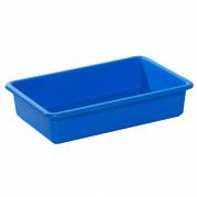 Plastbakke, Tina Trolleys, 260x395x80mm, bl&aring; *Denne vare tages ikke retur*