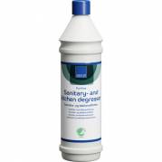 Sanitets- og k&oslash;kkenaffedter, ABENA Puri-Line, 1 l, alkalisk/affedtende, uden farve og parfume