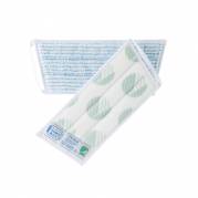 Inventarmoppe, Micro Cleany, hvid, mikrofiber, 25 cm, med velcro