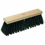 Gadekost, Vikan, PVC/tr&Atilde;&brvbar;, 40 cm, ekstra stive b&Atilde;&cedil;rsteh&Atilde;&yen;r *Denne vare tages ikke retur*