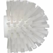 Cylinderb&Atilde;&cedil;rste, Vikan, 13cm, &Atilde;&tilde;13,5cm, hvid, PP/polyester/rustfrit st&Atilde;&yen;l, medium b&Atilde;&cedil;rsteh&Atilde;&yen;r *Denne vare tages ikke retur*