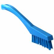 Detaljeb&oslash;rste, Vikan, 205x20x40mm, bl&aring;, PP/polyester/rustfrit st&aring;l, meget stive b&oslash;rsteh&aring;r