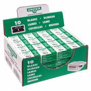 Clickskraberblad, Unger, st&aring;l, kulstofst&aring;l, 4 cm