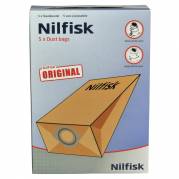 St&Atilde;&cedil;vsugerposer, Nilfisk, GM80, brun, papir, 1-rums, 6,25 l *Denne vare tages ikke retur*