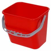 Inventarspand, Tina Trolleys, 320x310x265mm, 13 l, r&Atilde;&cedil;d, PP/plast, med hank