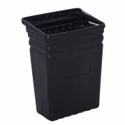 Inventarspand, Tina Trolleys, 350x240x470mm, sort, fiberplast, med hank til montering p&Atilde;&yen; vogn, stor *Denne vare tages ikke retur*