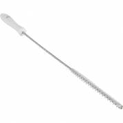 R&Atilde;&cedil;rrenser, Vikan, 500mm, &Atilde;&tilde;10mm, hvid, PP/polyester/rustfrit st&Atilde;&yen;l, stive b&Atilde;&cedil;rsteh&Atilde;&yen;r *Denne vare tages ikke retur*