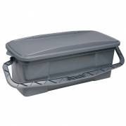 Moppeboks, Vikan ErgoClean, 64x24x22cm, gr&Atilde;&yen;, PP, med l&Atilde;&yen;g og hank, til 40 cm system