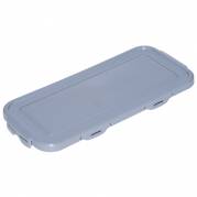 L&Atilde;&yen;g, Tina Trolleys, 550x245x35mm, gr&Atilde;&yen;, PP/plast, til 10-20 ltr. inventarspand