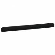 Udskiftningskassette til gulvskraber, Vikan, sort, PP/gummi, 60 cm, med dobbeltblad *Denne vare tages ikke retur*