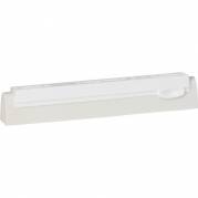 Udskiftningskassette til gulvskraber, Vikan, hvid, PP/gummi, 25 cm, med dobbeltblad *Denne vare tages ikke retur*