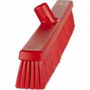 Fejekost, Vikan, r&Atilde;&cedil;d, PP/polyester/rustfrit st&Atilde;&yen;l, 61 cm, bl&Atilde;&cedil;de b&Atilde;&cedil;rsteh&Atilde;&yen;r *Denne vare tages ikke retur*