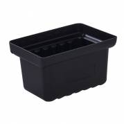 Inventarspand, Tina Trolleys, 350x240x200mm, sort, fiberplast, med hank til montering p&Atilde;&yen; vogn, lille *Denne vare tages ikke retur*