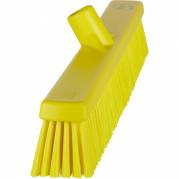 Fejekost, Vikan, gul, PP/polyester/rustfrit st&Atilde;&yen;l, 61 cm, bl&Atilde;&cedil;de b&Atilde;&cedil;rsteh&Atilde;&yen;r *Denne vare tages ikke retur*