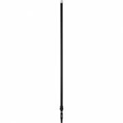 Teleskopskaft med gevind, Vikan, sort, PP/aluminium, 158-278 cm *Denne vare tages ikke retur*