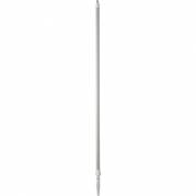 Skaft med vandgenneml&Atilde;&cedil;b, Vikan, hvid, PP/aluminium, 160-278 cm, gevind, Q-kobling *Denne vare tages ikke retur*