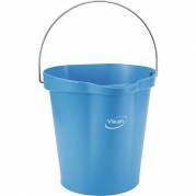 Spand til f&Atilde;&cedil;devarer, Vikan, 12 l, bl&Atilde;&yen;, PP/rustfrit st&Atilde;&yen;l, med h&Atilde;&brvbar;ldetud *Denne vare tages ikke retur*