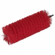 R&Atilde;&cedil;rrenserhoved, Vikan, 200mm, &Atilde;&tilde;60mm, r&Atilde;&cedil;d, PP/polyester/rustfrit st&Atilde;&yen;l, medium b&Atilde;&cedil;rsteh&Atilde;&yen;r *Denne vare tages ikke retur*