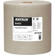 V&Atilde;&brvbar;rkstedsrulle, Katrin Basic, 1-lags, 564m x 27cm, &Atilde;&tilde;26,5cm, natur, 100% genbrugspapir