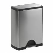 Pedalspand, Simplehuman, 46 l, st&Atilde;&yen;l mat, 2-rums *Denne vare tages ikke retur*