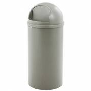 Affaldsspand, Rubbermaid Marshal, 57 l, beige *Denne vare tages ikke retur*