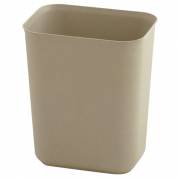 Papirkurv, Rubbermaid, 6,6 l, beige, ildd&Atilde;&brvbar;mpende, til tungt affald *Denne vare tages ikke retur*