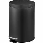 Pedalspand, EKO, sort, st&aring;l, 5 l